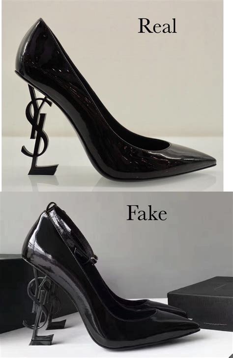 how to spot fake ysl shoes|ysl strappy heel slippery.